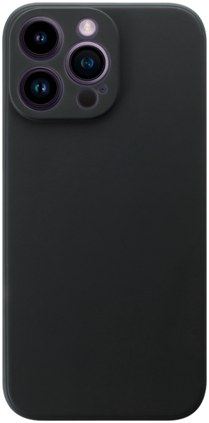 Apple iPhone 14 Pro Max szilikon tok kameravédővel matt fekete