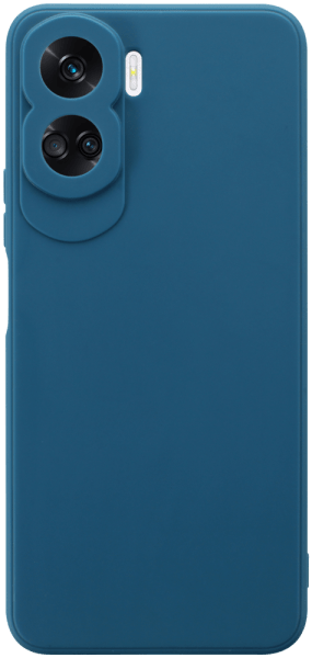 Honor 90 Lite szilikon tok kameravédővel matt sötétkék