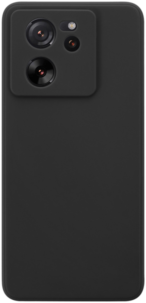 Xiaomi 13T szilikon tok kameravédővel matt fekete