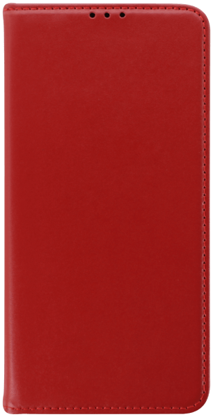 Samsung Galaxy S23 FE (SM-S711B) oldalra nyíló flipes bőrtok valódi bőr piros