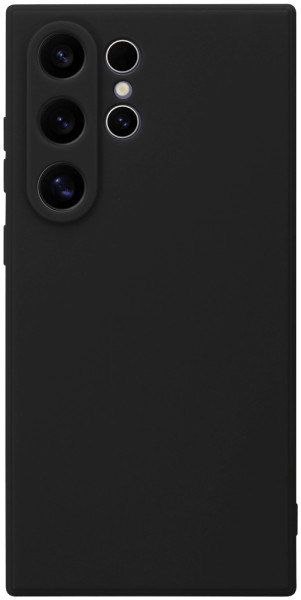 Samsung Galaxy S24 Ultra (SM-S928B) szilikon tok kameravédővel matt fekete