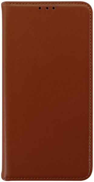 Samsung Galaxy A54 (SM-A546B) oldalra nyíló flipes bőrtok valódi bőr barna