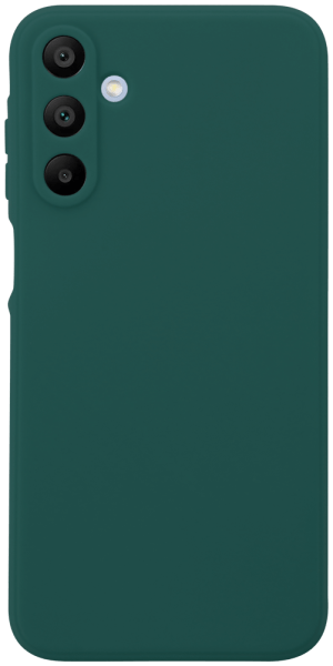 Samsung Galaxy A15 (SM-A155F) szilikon tok kameravédővel matt sötétzöld