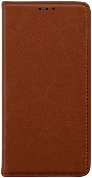 Samsung Galaxy S24 (SM-S921B) oldalra nyíló flipes bőrtok valódi bőr barna