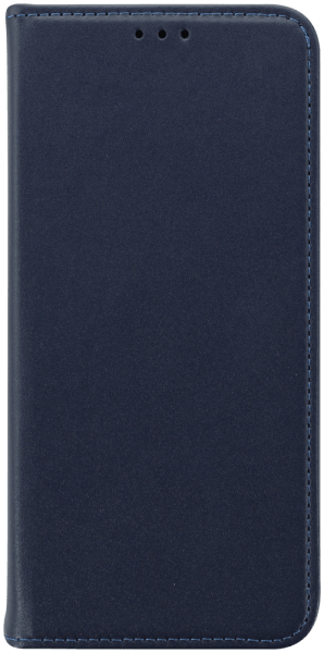 Realme C55 oldalra nyíló flipes bőrtok valódi bőr sötétkék