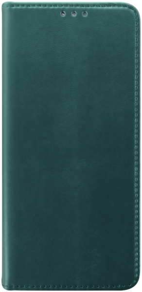 Xiaomi Redmi 12 oldalra nyíló flipes bőrtok asztali tartó funkciós sötétzöld