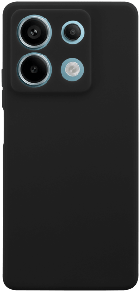 Xiaomi Redmi Note 13 5G szilikon tok kameravédővel matt fekete
