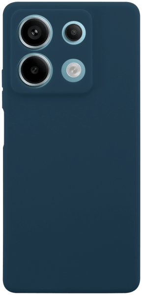 Xiaomi Redmi Note 13 5G szilikon tok kameravédővel matt sötétkék