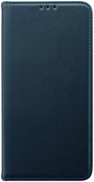 Samsung Galaxy A55 5G (SM-A556B) oldalra nyíló flipes bőrtok asztali tartó funkciós sötétkék