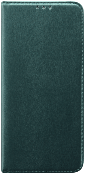 Realme C53 oldalra nyíló flipes bőrtok asztali tartó funkciós sötétzöld