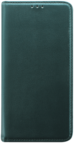 Samsung Galaxy A35 5G (SM-A356B) oldalra nyíló flipes bőrtok asztali tartó funkciós sötétzöld
