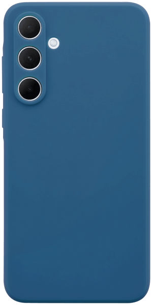 Samsung Galaxy A35 5G (SM-A356B) szilikon tok kameravédővel matt sötétkék