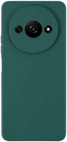 Xiaomi Redmi A3 szilikon tok kameravédővel matt sötétzöld
