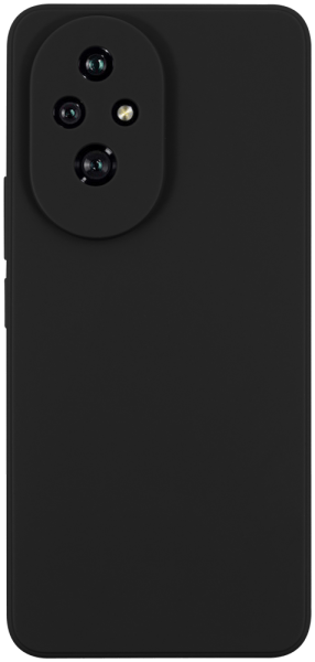 Honor 200 szilikon tok kameravédővel matt fekete