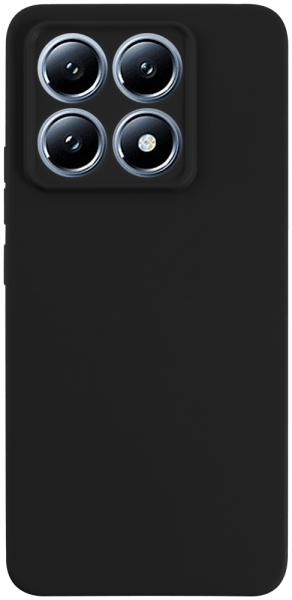 Xiaomi 14T szilikon tok kameravédővel matt fekete