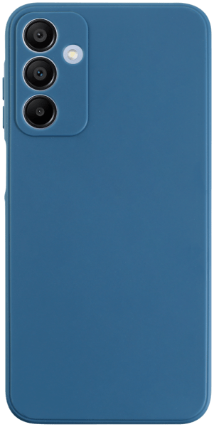 Samsung Galaxy A15 5G (SM-A156B) szilikon tok kameravédővel matt sötétkék