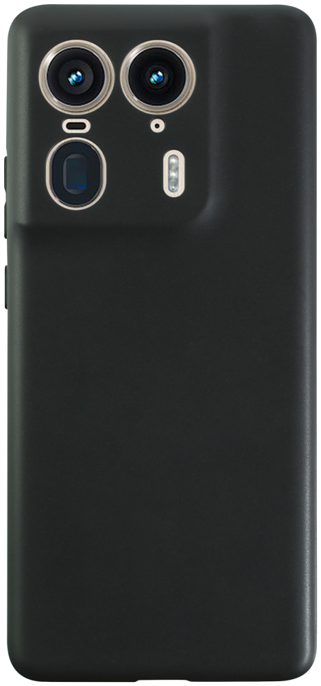 Motorola Edge 50 Ultra szilikon tok kameravédővel matt fekete