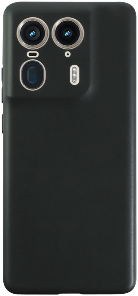 Motorola Edge 50 Ultra szilikon tok kameravédővel matt fekete