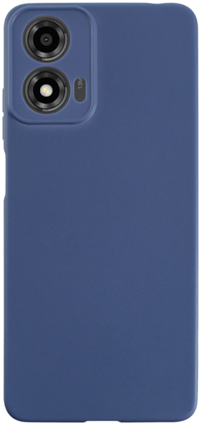 Motorola Moto G04 szilikon tok kameravédővel matt sötétkék