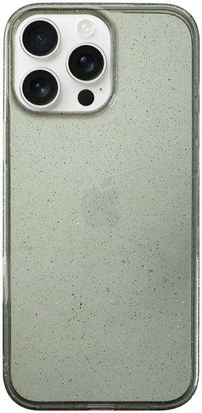 Apple iPhone 16 Pro Max szilikon tok csillogó füstszínű