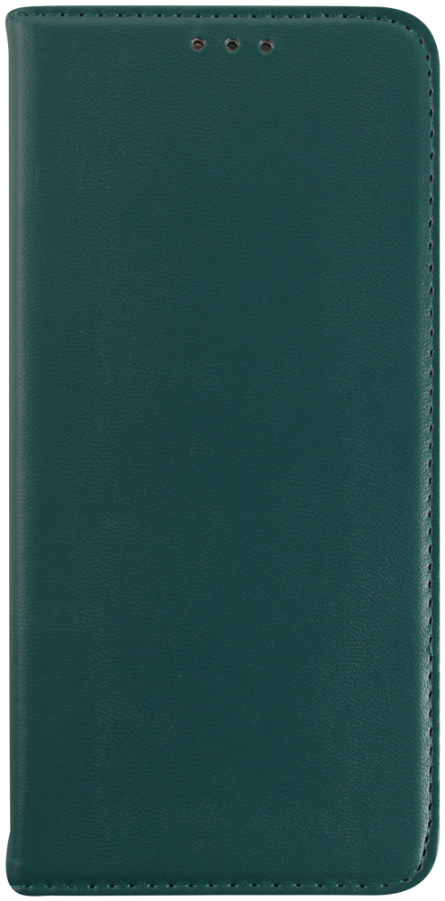 Motorola Moto E14 oldalra nyíló flipes bőrtok asztali tartó funkciós sötétzöld