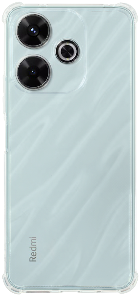 Xiaomi Redmi 13 4G szilikon tok közepesen ütésálló légpárnás sarok kameravédővel átlátszó