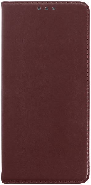 Motorola Edge 50 Pro oldalra nyíló flipes bőrtok asztali tartó funkciós bordó