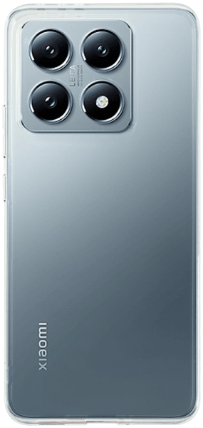 Xiaomi 14T szilikon tok közepesen ütésálló kameravédővel átlátszó