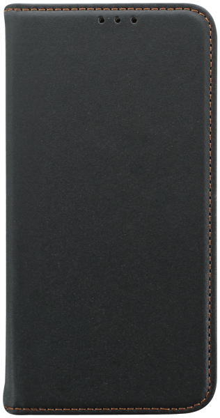 Apple iPhone 12 Pro oldalra nyíló flipes bőrtok valódi bőr fekete