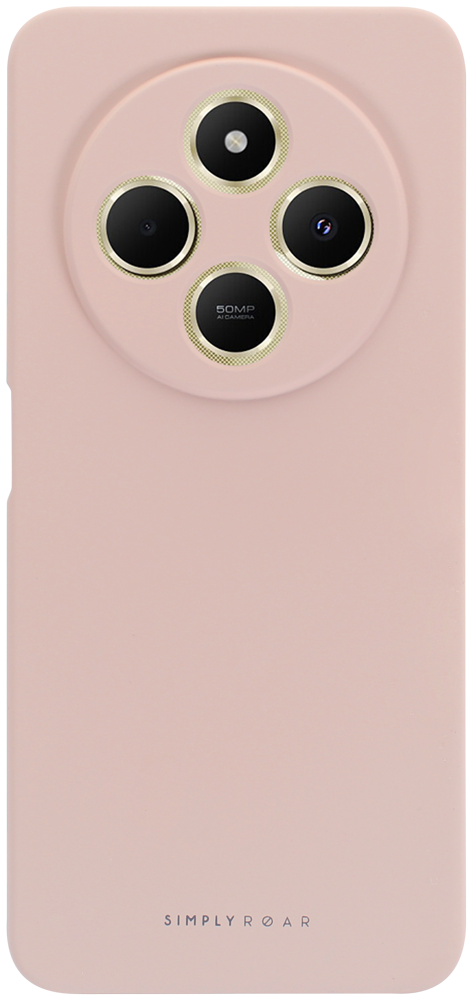 Xiaomi Redmi 14C szilikon tok gyári ROAR kameravédővel púderszínű