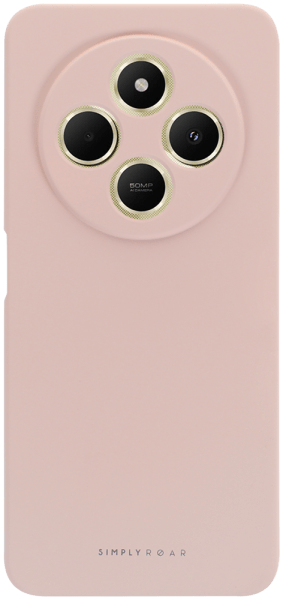 Xiaomi Redmi 14C szilikon tok gyári ROAR kameravédővel púderszínű