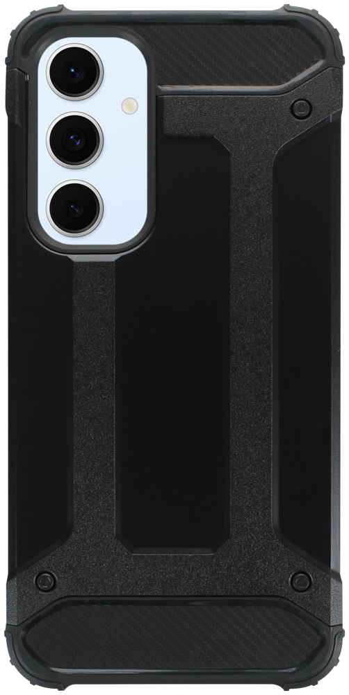 Samsung Galaxy S24 FE (SM-S721B/DS) ütésálló tok légpárnás sarkas, hibrid Forcell Armor fekete