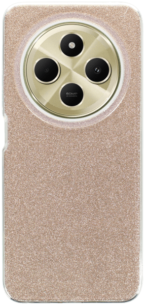 Xiaomi Redmi 14C szilikon tok csillogó hátlap arany