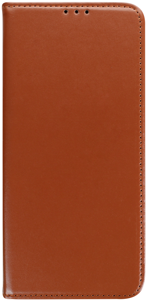 Samsung Galaxy S24 FE (SM-S721B/DS) oldalra nyíló flipes bőrtok valódi bőr barna