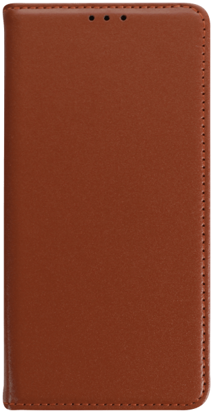 Samsung Galaxy S25 (SM-S931B) oldalra nyíló flipes bőrtok valódi bőr barna