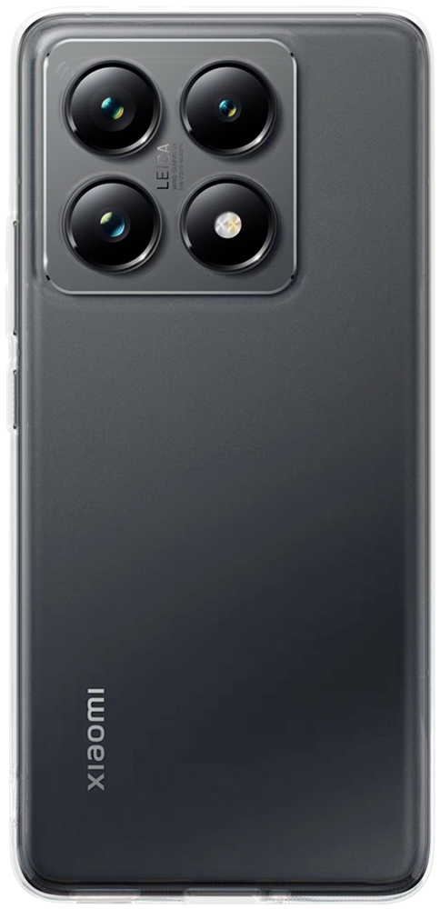 Xiaomi 14T Pro szilikon tok közepesen ütésálló kameravédővel átlátszó