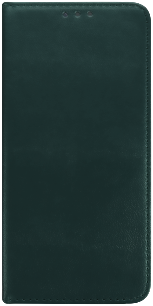 Motorola Edge 50 Neo oldalra nyíló flipes bőrtok asztali tartó funkciós sötétzöld