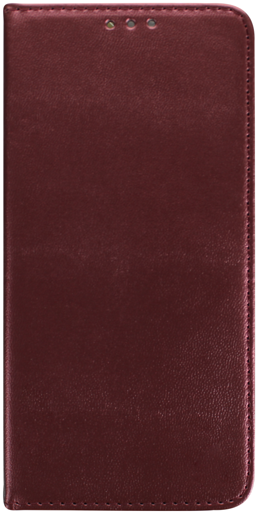 Motorola Edge 50 Neo oldalra nyíló flipes bőrtok asztali tartó funkciós bordó