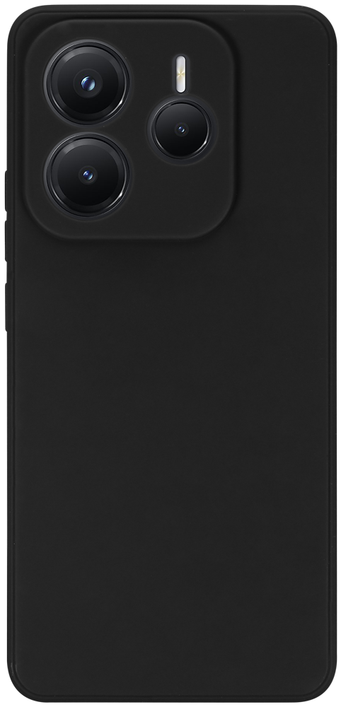 Xiaomi Redmi Note 14 5G szilikon tok kameravédővel matt fekete