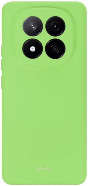 Xiaomi Redmi Note 14 Pro Plus 5G szilikon tok gyári ROAR kameravédővel világoszöld