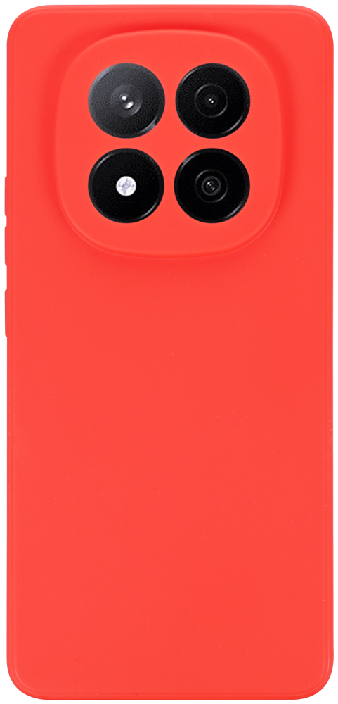 Xiaomi Redmi Note 14 Pro Plus 5G szilikon tok kameravédővel matt piros