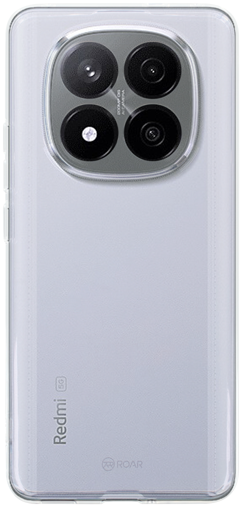 Xiaomi Redmi Note 14 Pro Plus 5G szilikon tok gyári ROAR kameravédővel átlátszó