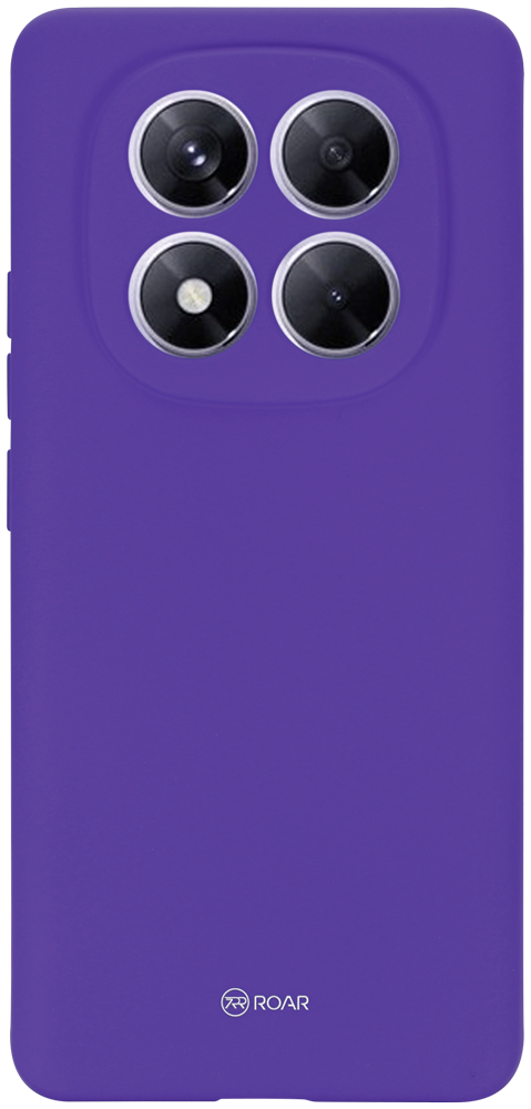 Xiaomi Redmi Note 14 Pro 5G szilikon tok gyári ROAR kameravédővel lila