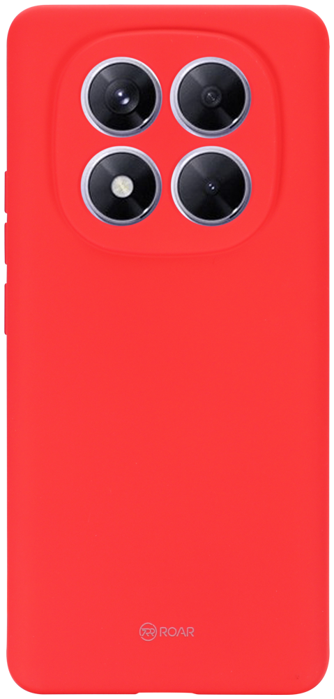 Xiaomi Redmi Note 14 Pro 5G szilikon tok gyári ROAR kameravédővel piros