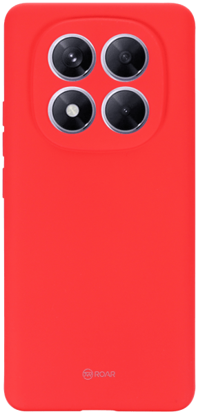 Xiaomi Redmi Note 14 Pro 5G szilikon tok gyári ROAR kameravédővel piros