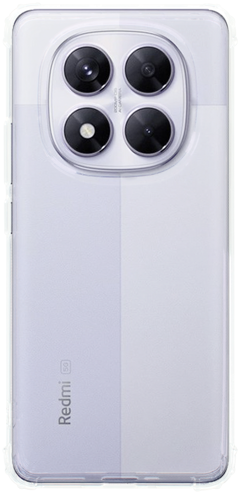 Xiaomi Redmi Note 14 Pro 5G szilikon tok közepesen ütésálló légpárnás sarok kameravédővel átlátszó