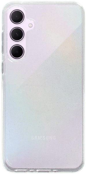 Samsung Galaxy A35 5G (SM-A356B) szilikon tok csillogó átlátszó