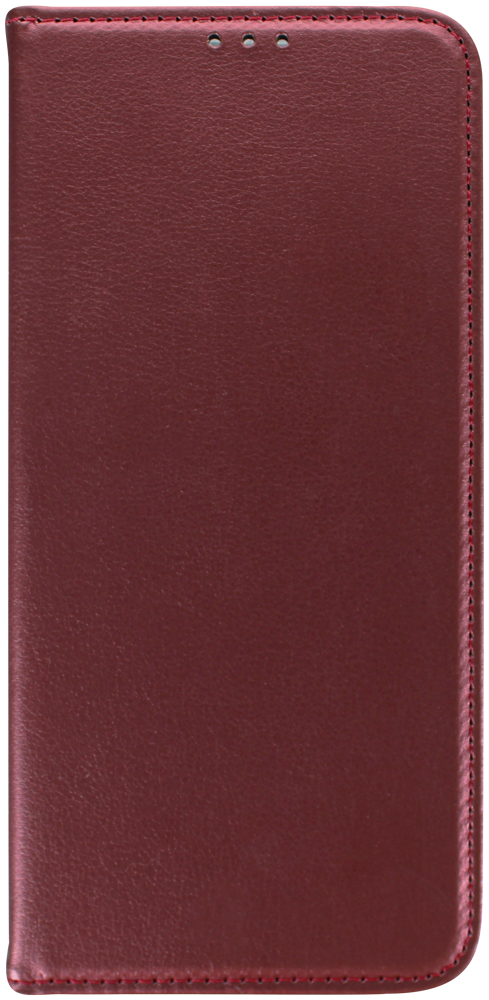 Xiaomi Redmi 13C oldalra nyíló flipes bőrtok asztali tartó funkciós bordó