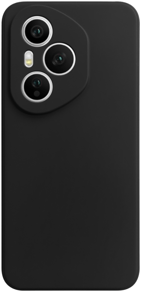 Honor 400 Pro szilikon tok kameravédővel matt fekete