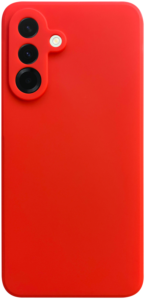 Samsung Galaxy A36 5G (SM-A366B/DS) szilikon tok kameravédővel matt piros